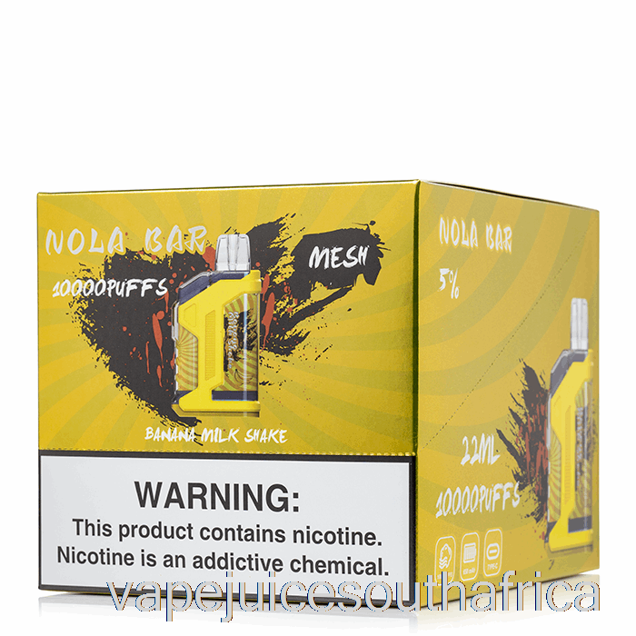 Vape Juice South Africa [10-Pack] So Soul Nola Bar 10000 Disposable